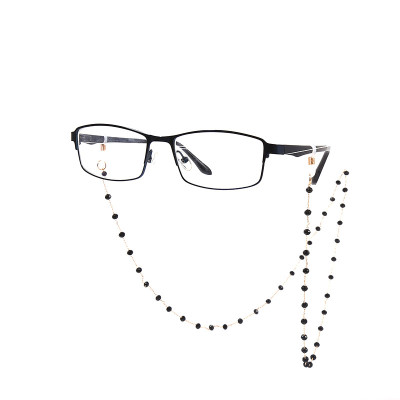 Dây đeo kính chuỗi hạt đen ấn tượng chain glassess new fashion trend phụ kiện kính
