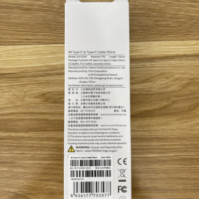 Cáp type C to type C  SJV4108GL 150cm - Hàng Chính Hãng