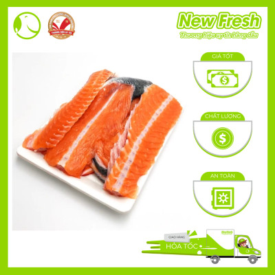 [GIAO NHANH HCM] Xương Cá Hồi Nauy Nấu Soup - Khay 1 Bộ