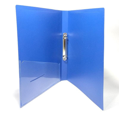 Bìa Còng 2.5Cm Nhựa A4 King-Star - Màu Xanh