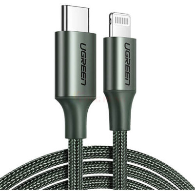 Cáp dành cho iP Ugreen M/M Cable Aluminum Shell Braided US304 - Hàng chính hãng