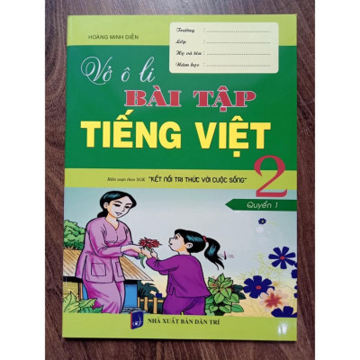 Sách - Combo Vở Ô Li Bài Tập Tiếng Việt 2 - Quyển 1 +  2  (Biên Soạn Theo SGK Kết Nối Tri Thức Với Cuộc Sống)