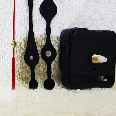 Máy đồng hồ treo tường kim trôi TAIWAN DQS518/1288 trục đồng dài dài 15mm, 10mm, 5mm bảo hành 24 tháng