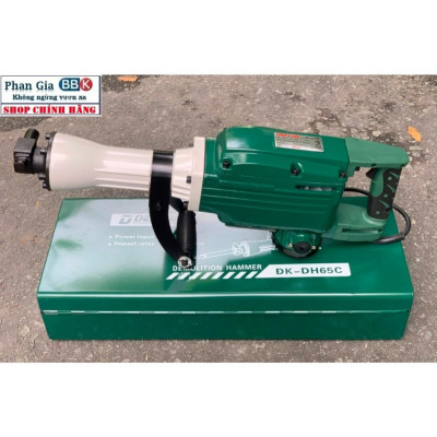 Máy đục bê tông DEKTON 30 ly DK-65c (30mm-1850w) Tặng 2 mũi đục 2024 New 100% siêu khoẻ