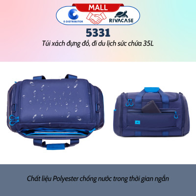 Túi Xách Du Lịch Rivacase 5331 Sức Chứa 35L - Bảo Hành 24 Tháng - Hàng Chính Hãng