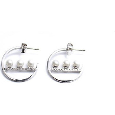 Hoa Tai Bạc 925 Hàn Quốc 508E-S