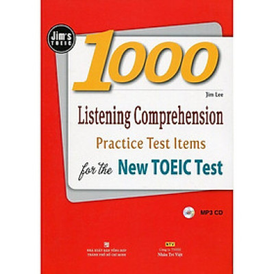 Sách - 1000 Listening Comprehension Practice Test Items for the New Toeic Test (Gồm 1 Đĩa MP3 CD) - Tái Bản 2016 - Nhân Trí Việt