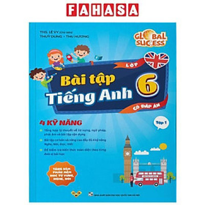 Sách - Global Success - Bài Tập Tiếng Anh 6 - Tập 1 (Có Đáp Án)
