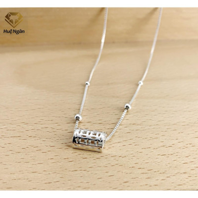 Lắc chân bạc Ý 925 Huệ Ngân - Kim tiền may mắn RYBJ50051