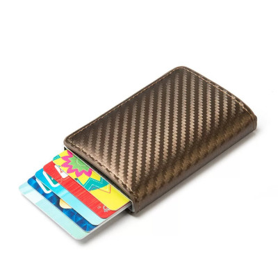 Ví nam đựng thẻ tin dụng, bóp nam cầm tay đựng thẻ ngân hàng atm, card,... có lẫy tự động cao cấp