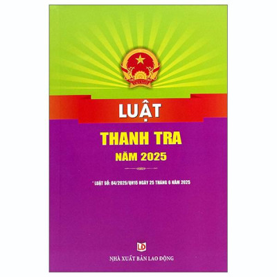 Sách - Luật Thanh Tra Năm 2025