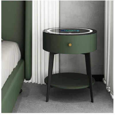 Kệ TV 4.0 có sạc không dây, đầu cắm USB, mặt kính cường lực hiện đại sang trọng