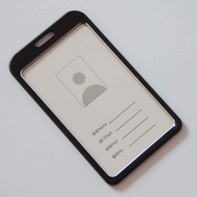 Thẻ đeo bảng tên KIM LOẠI, vỏ bao thẻ nhân viên hướng dọc, dây đeo bảng tên sinh viên văn phòng Legaxi