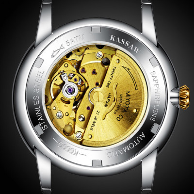 Đồng hồ nam chính hãng KASSAW K555-2 (Mạ vàng 24k)