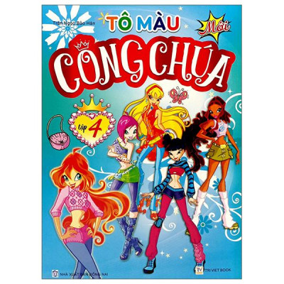 Sách - Tô Màu Công Chúa - Tập 4