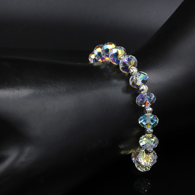 Lắc Tay Nữ Bạc Hiểu Minh LTU518 Bạc Pha Lê Loại To Rất Đẹp