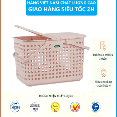 Làn nắp Hokori Việt Nhật , Làn đi sinh đựng đồ mẹ và bé , giỏ xách đi siêu thị đựng đồ siêu to - Hàng Việt Nam