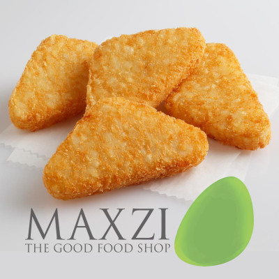 Khoai Tây Chiên Hashbrowns Tam Giác Farm Frites Đông Lạnh 1kg - Maxzi
