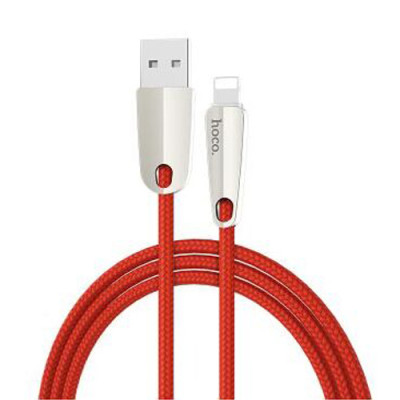 Cáp sạc nhanh 2.4A Hoco U35 dây tròn siêu bền tự ngắt khi pin đầy dài 1.2M cho iPhone/iPad ( 2 màu ) - Hàng chính hãng