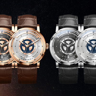 Đồng hồ nam Lobinni L18081-2 Chính hãng ,Kính sapphire nguyên khối ,chống xước,chống nước 50m,mặt đen vỏ vàng hồng dây da nâu xịn, thép không gỉ 316L,Đồng hồ cơ (Automatic) bảo hành 24 tháng, hàng mới 100%,thiết kế đơn giản và sang trọng