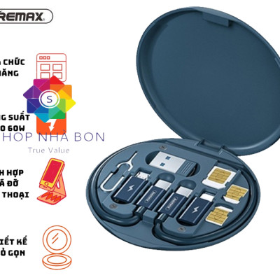 Bộ cáp sạc nhanh đa năng REMAX Wanbo Series 60W RC-190 - Hàng chính hãng