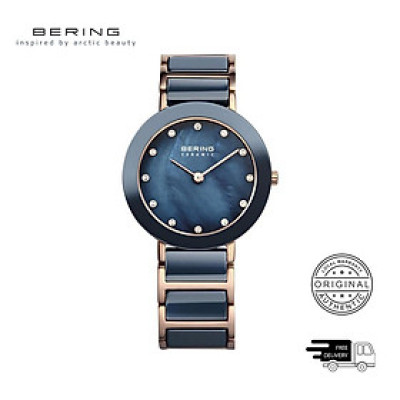 Đồng Hồ Nữ Bering Ceramic Màu Xanh Dương 11429-767