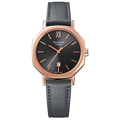 Đồng hồ Casio Sheen Nữ Dây Da SHE-4554PGL-8AUDF 