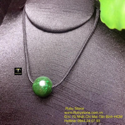 Trái châu Nephrite đeo cổ xinh yêu