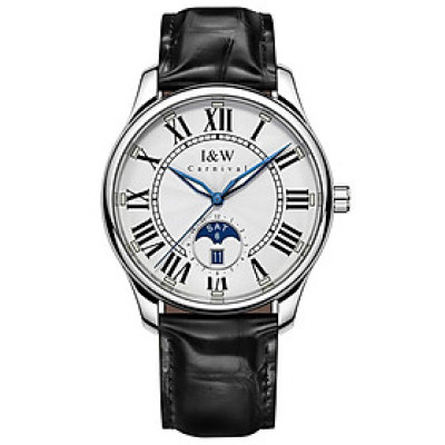 Đồng hồ nam chính hãng IW CARNIVAL IW685G-1 Kính sapphire ,chống xước ,Chống nước 30m ,Bảo hành 24 tháng,Máy cơ (Automatic),dây da cao cấp, thiết kế đơn giản dễ đeo