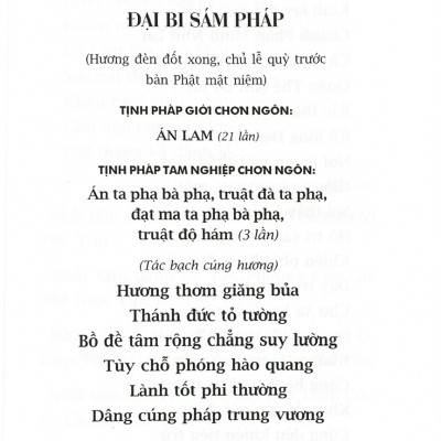 Kinh Đại Bị Sám Pháp Đại Bi Tâm Đà Ra Ni