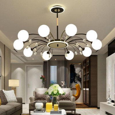 Đèn chùm kiểu dáng tinh tế, sang trọng trang trí nhà cửa hiện đại - kèm bóng LED chuyên dụng.