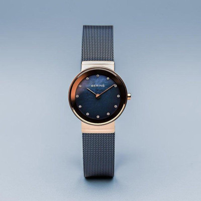 Đồng Hồ Nữ Bering Classic Màu Xanh Dương 10126-367
