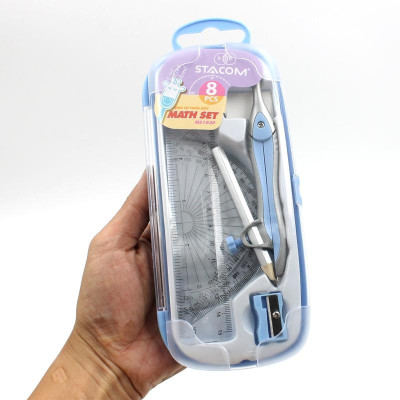 Bộ Dụng Cụ Học Sinh Stacom MS103P - Xanh Da Trời