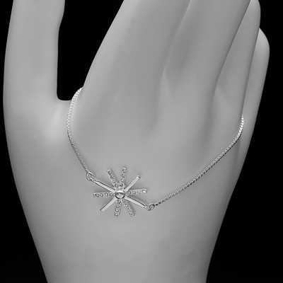 Lắc Tay Nữ Bạc Hiểu Minh LTU295 hậu duệ mặt trời bạc ý