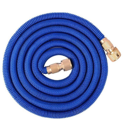 Bộ dây và vòi xịt tăng áp lực nước  rửa xe tưới cây loại 7.5m (dãn nở 22m)  206733