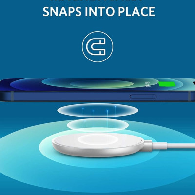 Đế sạc không dây từ tính ANKER PowerWave 7,5W - A2565 - Tương thích từ iPhone 12 trở lên.
