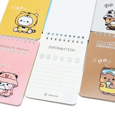 Sổ Lò Xo Moochi Notes B7 - Kẻ Ngang - 120 Trang 80gsm - The Sun 01