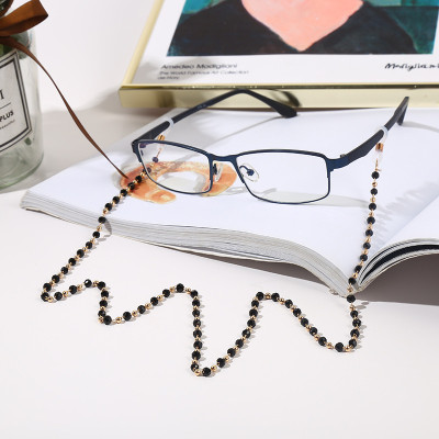 Dây đeo kính chuỗi hạt đen ấn tượng chain glassess new fashion trend phụ kiện kính