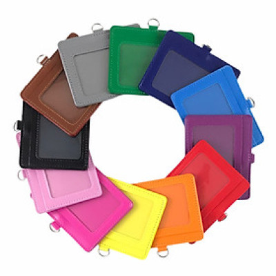 Bảng tên da 8.5x5.5cm 2 ngăn ngang (25)