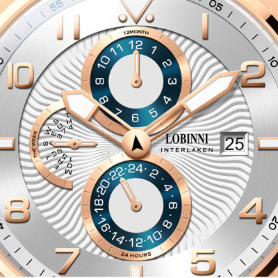 Đồng hồ nam chính hãng Lobinni No.16053-1