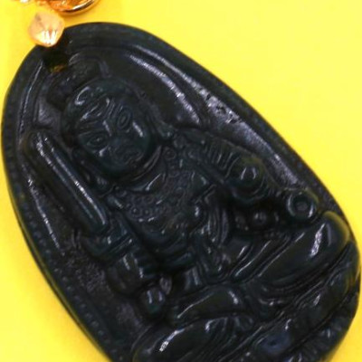 Mặt Phật Bất động minh vương đá cẩm thạch 3.6 cm 