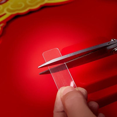 Hộp 60 Miếng Keo Dính Trong Suốt 2 Mặt Tiện Dụng, Băng Dính Trong Suốt Cố Định Đồ Vật, Có Thể Tái Sử Dụng, Tiện Ích Trong Gia Đình. TakyHome 6006