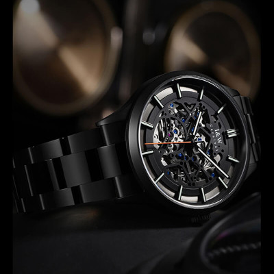 Đồng hồ nam chính hãng IW CARNIVAL IW588G-1 Kính sapphire ,chống xước ,Chống nước 30m ,Bảo hành 24 tháng,Máy cơ (Automatic),dây kim loại thép không gỉ 316L, thiết kế đơn giản dễ đeo