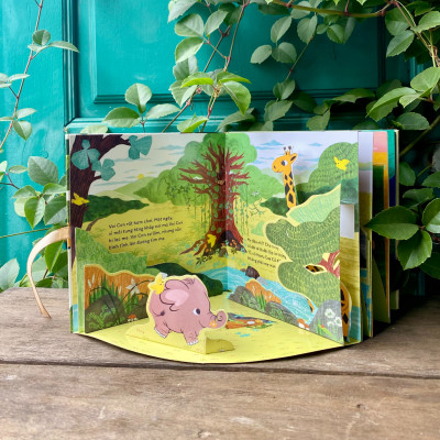 Sách - Voi con tìm mẹ (Bìa cứng) - Nhã Nam Official