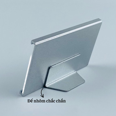 Bảng thông tin nhôm Enter AL14 80x50mm, Khung thông tin sản phẩm, Khung bảng giá siêu thị, Tag thông tin mini