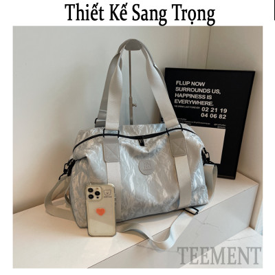 Túi Xách Du Lịch Thời Trang Nam Nữ Cao Cấp Teement Phong Cách Mới, Nhiều Ngăn, Chống Thấm Nước- Hàng Chính Hãng