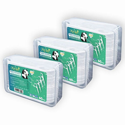 Combo Hộp Tăm Chỉ Nha Khoa MyLan Cao Cấp Tiện Lợi 60 Cái/Hộp