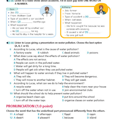 Bài tập Bổ trợ Tiếng Anh 9 Right On!