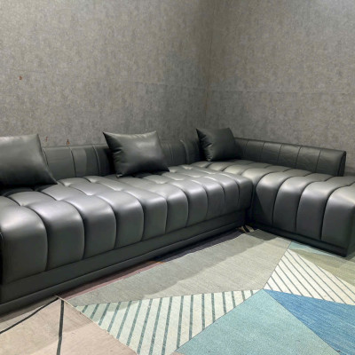 Sofa góc L phòng khách Juno sofa Hugo NK2025 KT3m1 x 1m8 