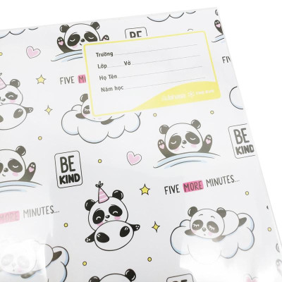 Bao Tập 2 Trong 1 Bìa Kiếng Panda - The Sun 03 (5 Tờ/Xấp)